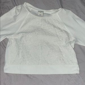 Abercrombie Kids Long Sleeve sweater with flowers